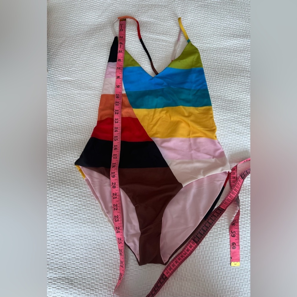 Mara Hoffman Multicolor Striped One-Piece Swimsuit - Picture 5 of 13